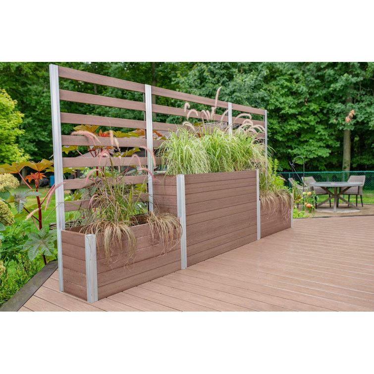 Vita Urbana Composite Planter Box with Trellis & Reviews Wayfair